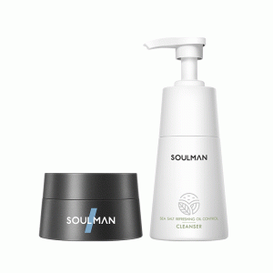 Мужской увлажняющий крем для лица High Hydration SOUL MAN, hydrating cream 50g+sea salt cleansing 200g