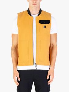 Хлопковый жилет из канваса LUKE 1977, French Mustard