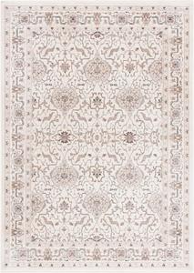 Ковер SAFAVIEH, 161 x 229 см, Harlow Collection, Ivory Grey & Rust, противоскользящий, восточный дизайн, идеален для помещений с высокой проходимостью: гостиная, спальня, столовая (HAR107A-5)