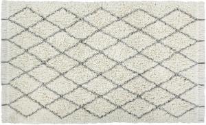 Ковер Lorena Canals, 201 x 300 см, Woolable Berber Soul — Natural, Charcoal — Ворс: 100% шерсть | Основа: переработанный хлопок