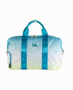 Женская нейлоновая кроссбоди-сумка Weekender в сине-желтом омбре Nicole Miller