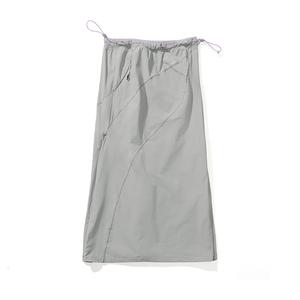 Monterest Shun Time Wilderness повседневная длинная юбка для женщин NOTHOMME, серебро