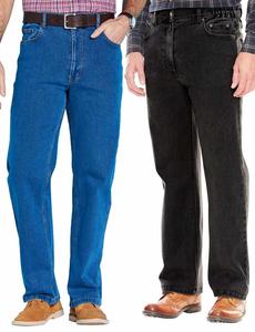 Джинсы из денима, упаковка из 2 шт. Эластичный пояс с эластичным поясом по бокам Отделка Stonewash Chums, мультиколор