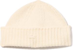 Женская шерстяная шапка-бини Lacoste с 3D-резинкой, White