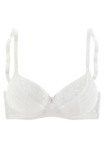 Бюстгальтер-футболка Lascana, белый