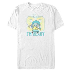 Футболка с принтом Spongebob Squarepants Touchdown I'm Ready, размеры Big & Tall Nickelodeon