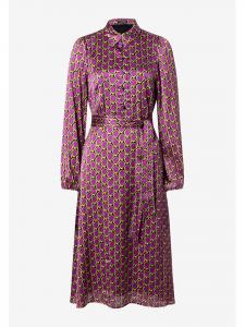 Платье до колена More & More, цвет schwarz/lila/gold