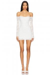 Мини-платье Bailey Superdown, white