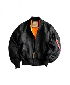 Стильная женская куртка MA-1 VF 59 Alpha Industries, черный