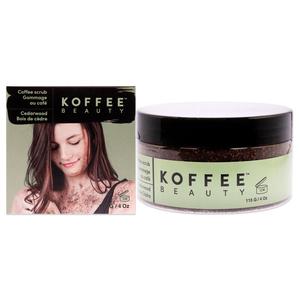 Кофейный скраб «Кедр» от Koffee Beauty для мужчин и женщин - скраб объемом 4 унции Koffee Beauty, Cedarwood
