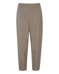 Зауженные брюки со складками спереди Kaffe KA Merle, светло-коричневый