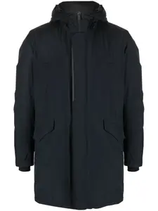 Куртка с капюшоном и карманами Herno, синий