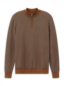 Bugatti Вязаный пуловер цвета 70-коричневый