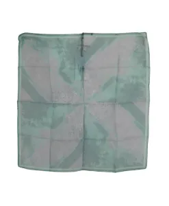 Шелковый шарф R с логотипом Costume National, зеленый