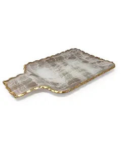 Поднос золотистого оттенка, шлифованный, маленький Classic Touch, gold