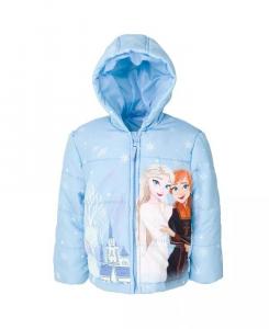 Пуховик на молнии Frozen для девочек до (2–7–8 лет) Disney, синий