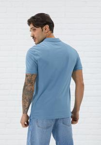 Рубашка-поло Pier One, крапчатый синий