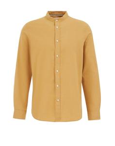 Рубашка Slim Fit на пуговицах WE Fashion, цвет Mustard