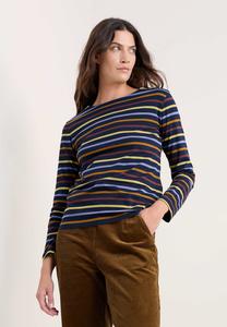 Топ Seasalt Cornwall Long sleeved top, Multi - Quad Breton Bilberry/Blue