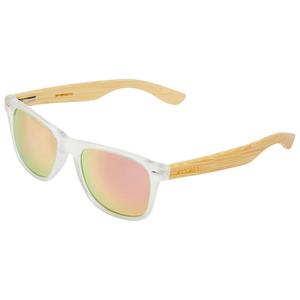 Солнцезащитные очки гибридные матовые прозрачно-розовые Cairn