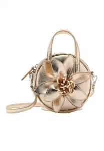 Детская сумка через плечо Mango Kids, Gold-Coloured