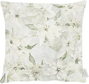 АПЕЛЬТ декоративная подушка "3614", чехол с наполнителем, 1 шт APELT 48х48 см, белый