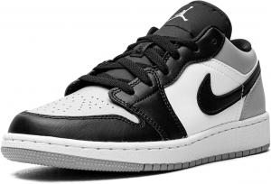 Детские кроссовки Nike Air Jordan 1 Low, Light Smoke Grey Black White