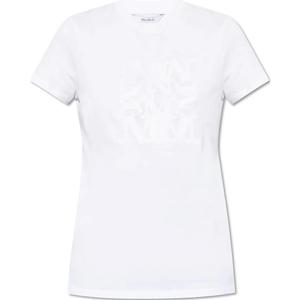 Футболка Max Mara Giovane с вышитым логотипом MaxMara, белый