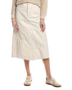 RE/DONE Юбка средней посадки со швами REDONE, белый