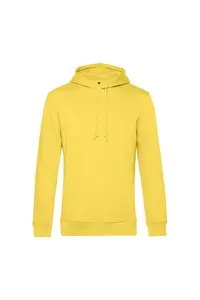 Органический свитер с капюшоном B&C, желтый