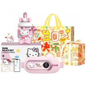 Пояс для прогревания живота, 3 режим вибрационного массажа, 5 уровней умного контроля температуры, термотерапия XD 112 Sanrio