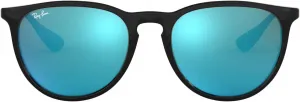 Женские солнцезащитные очки Ray-Ban Rb4171 Erika Round, Black/Blue Flash