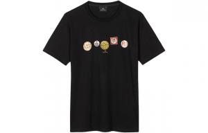 Футболка с принтом PS Badges Paul Smith, черный