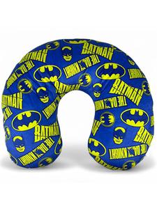 Batman Дорожная подушка с изображением Бэтмена - (Д) 37 см x (Ш) 30 см, синего цвета
