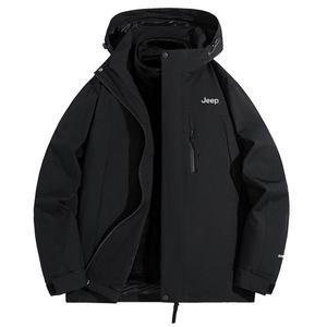 Куртка унисекс Jeep, Phantom Black (Комплект с флисовой подкладкой и верхней одеждой)