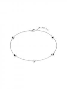 s.Oliver Браслет на лодыжку «Маленькие сердечки» из серебра