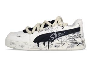 Skye Ink Splatter Star Trail Low top скейтборд обувь Unisex PUMA, белый