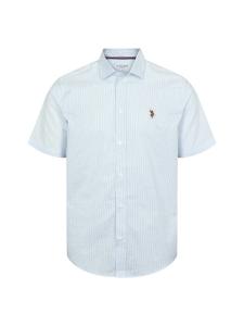 Рубашка на пуговицах классического кроя U.S. POLO ASSN. Natan, светло-голубой