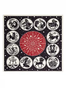 Платок-паше с принтом Fursac, синий