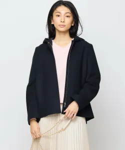 Короткое шерстяное пальто Mossa Suite, цвет Black [005]