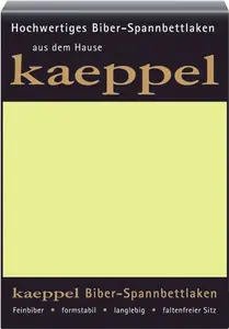 Простыня на резинке Flannel 180-200x200 см, 14 однотонных цветов, экологичная, цвет: фисташковый Kaeppel