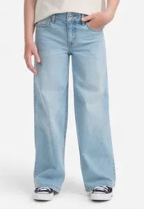 Джинсы с высокой посадкой, широкими штанинами и прямым кроем Abercrombie & Fitch, Pacific Sky