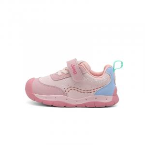 Детские повседневные низкие кроссовки Slip Resistant Abrasion Resistant Jeep, cherry blossom розовый/bamboo moon синий[unlined shoes]