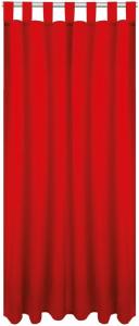 Непрозрачная штора с петлями, размеры: 140х245 см, цвет: песочно-серый. Bestlivings, красный