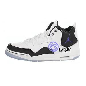 Баскетбольные кроссовки Courtside 23 Vintage женские, среднего размера, белый/черный Jordan