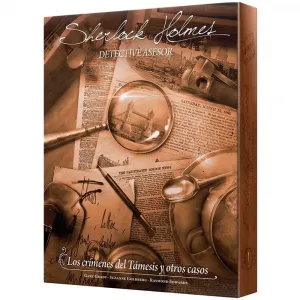 Асмоди Шерлок Холмс: Los Crímenes Del Támesis настольная игра на испанском языке Asmodee, мультиколор