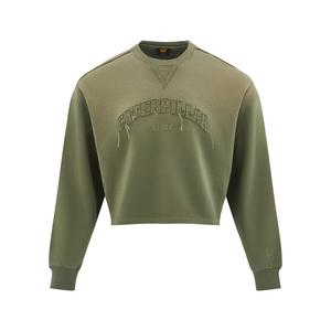 Свитшот женский CAT, зеленый