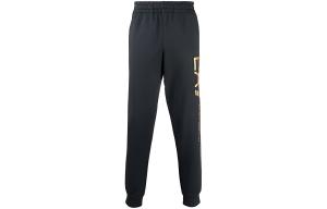 EA7 Вязаные спортивные штаны Мужские синие EMPORIO ARMANI