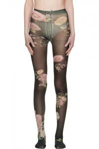 Open Yy Колготки с цветочным принтом