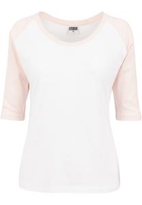 Лонгслив Urban Classics s, цвет wht/pink